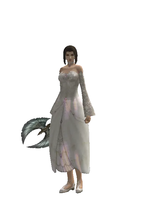 Elysian on a female Human mystic, front view