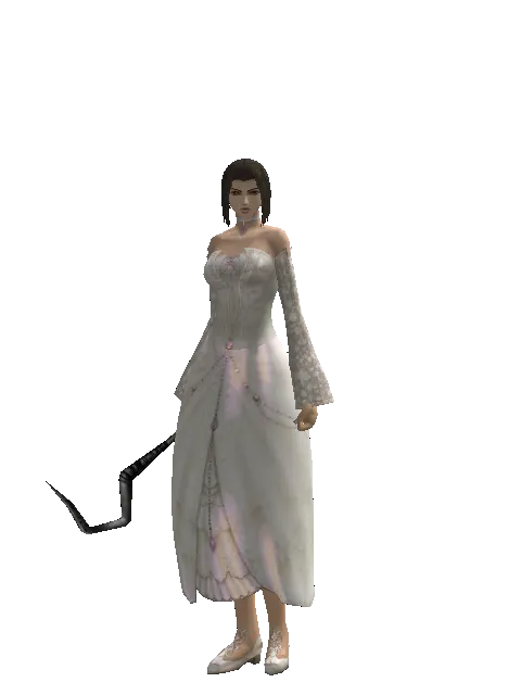 Heavy Chisel on a female Human mystic, front view