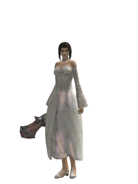 Kaim Vanul's Bones on a female Human mystic, front view