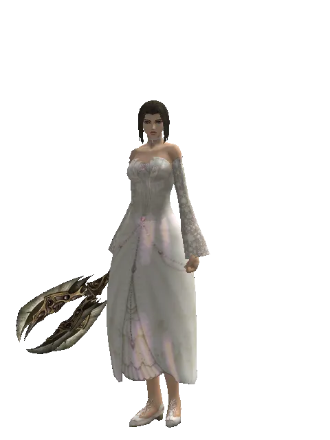 Mace of the Underworld on a female Human mystic, front view