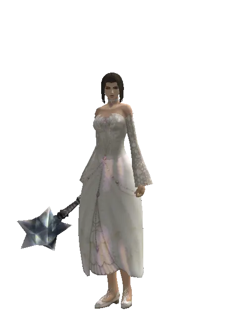 Meteor Shower on a female Human mystic, front view