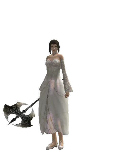 Tarbar on a female Human mystic, front view