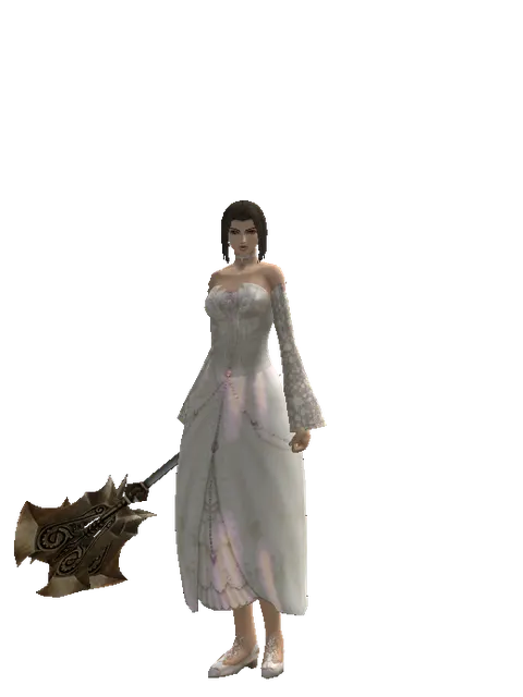 Yaksa Mace on a female Human mystic, front view