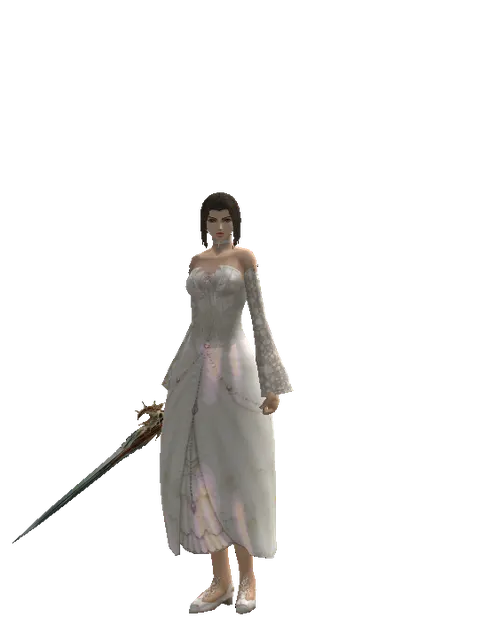Icarus Spirit on a female Human mystic, front view