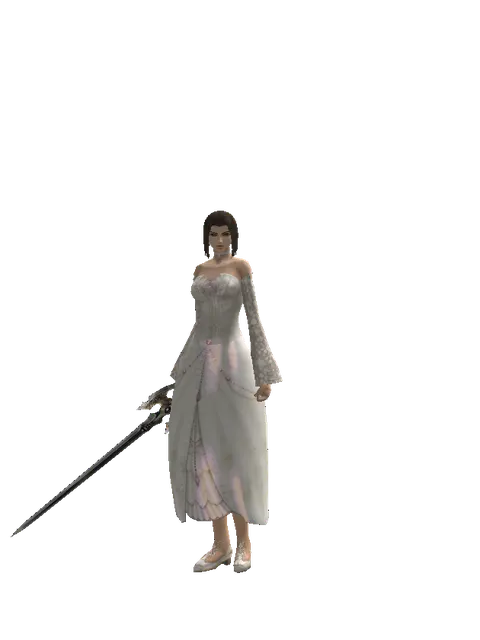 Keshanberk on a female Human mystic, front view