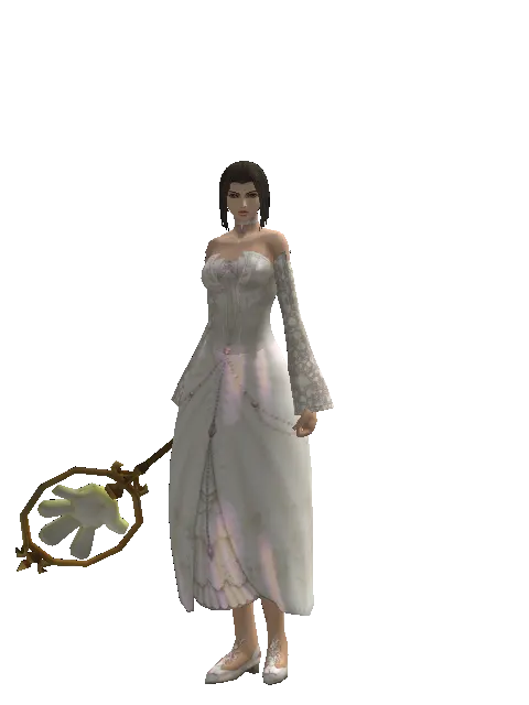 Paper Stick - 30-day limited period on a female Human mystic, front view