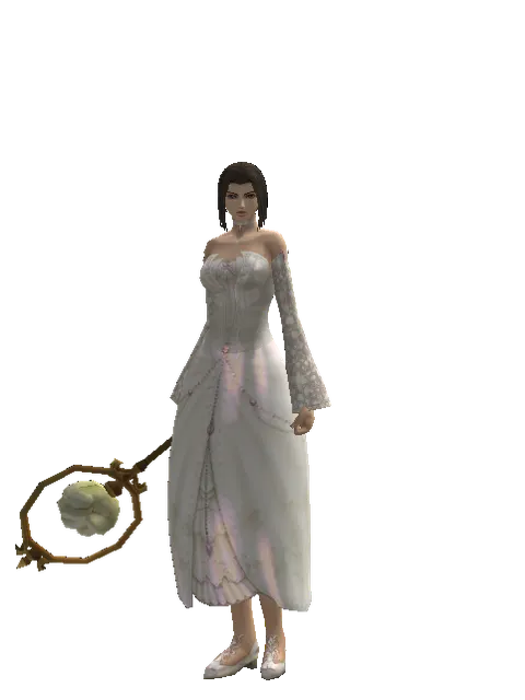 Rock Stick - 30-day limited period on a female Human mystic, front view
