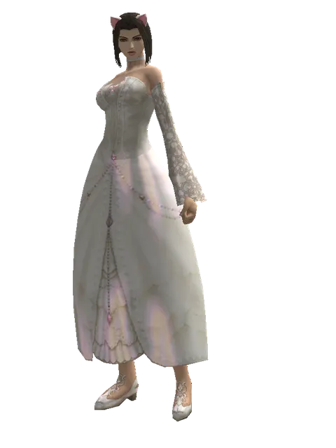Cat Ear on a female Human mystic, front view