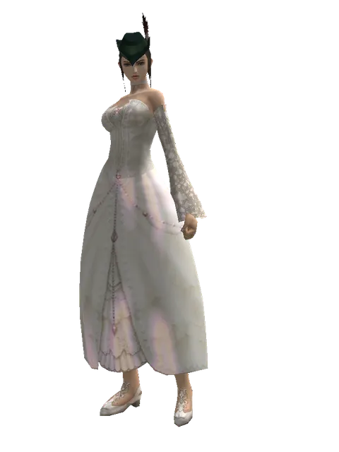 Dapper Cap on a female Human mystic, front view