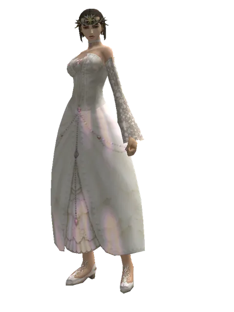 Element Circlet3 (?) on a female Human mystic, front view