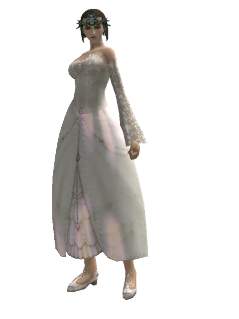 Element Circlet5 (?) on a female Human mystic, front view