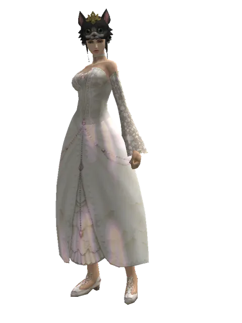 Feline King Hat on a female Human mystic, front view