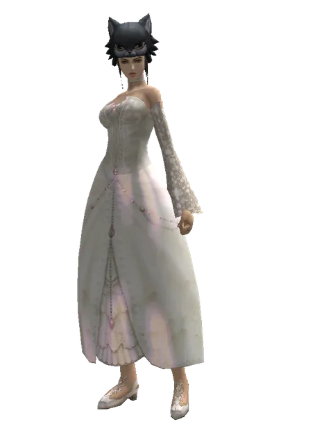 Kai the Cat Hat on a female Human mystic, front view