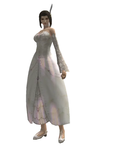 Little Angel Wings on a female Human mystic, front view