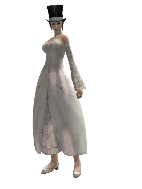 Magician's Hat (?) on a female Human mystic, front view