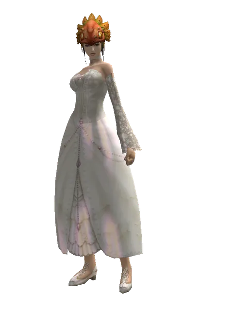 Ornithomimus Hat - 30-day limited period on a female Human mystic, front view