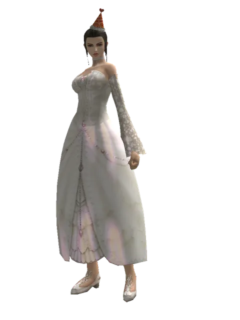 Party Hat on a female Human mystic, front view