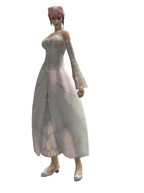 Pig Hat on a female Human mystic, front view