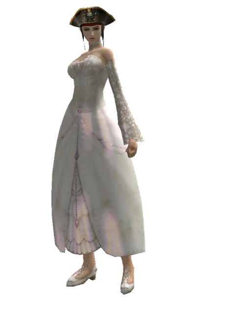 Pirate Hat on a female Human mystic, front view