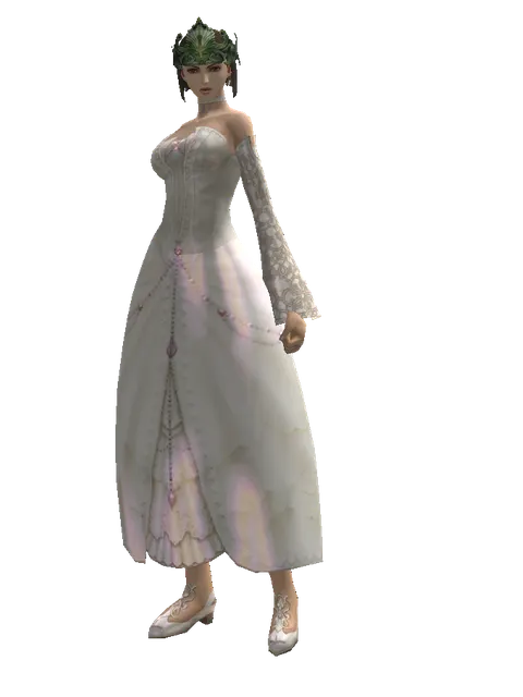 Rune Circlet of the Sage (?) on a female Human mystic, front view