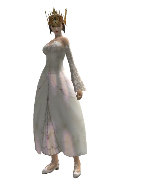 The Lord's Crown on a female Human mystic, front view