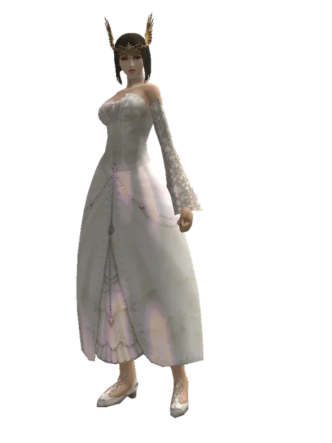 Wings of Destiny Circlet on a female Human mystic, front view