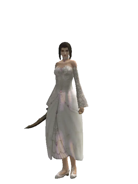 Eldritch Dagger on a female Human mystic, front view