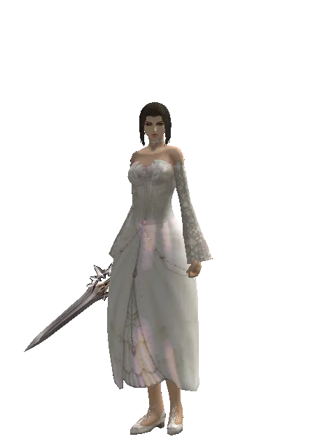 Infinity Stinger on a female Human mystic, front view