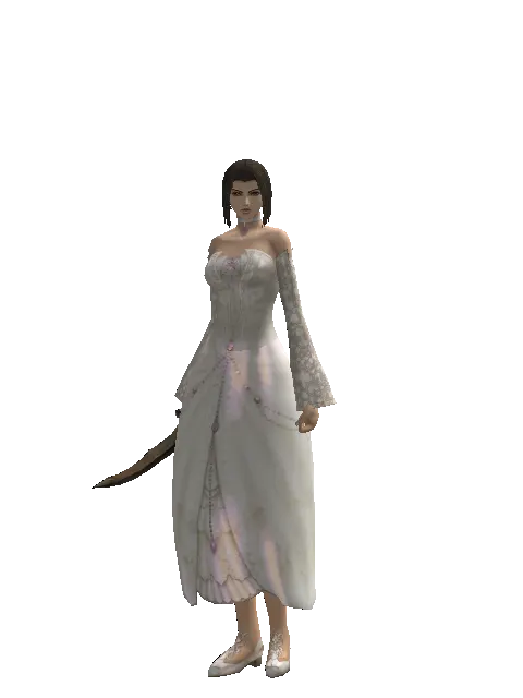 Neti's Dagger on a female Human mystic, front view