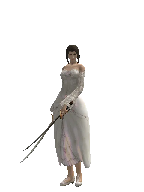 Saber*Saber on a female Human mystic, front view