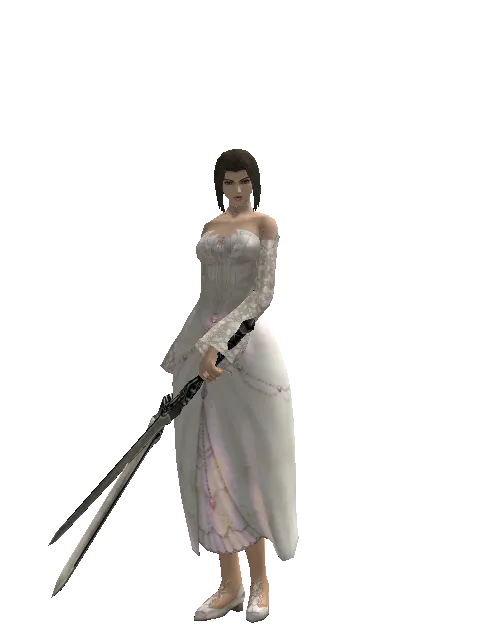 Spirit Sword*Spirit Sword on a female Human mystic, front view