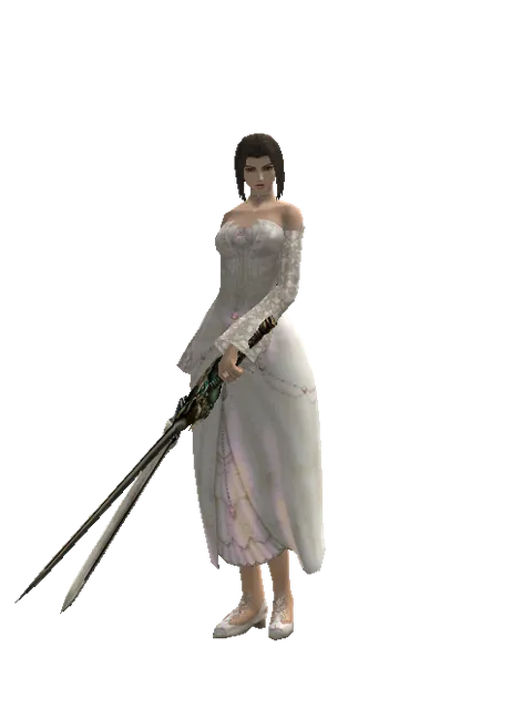 Spirit Sword*Sword of Delusion on a female Human mystic, front view