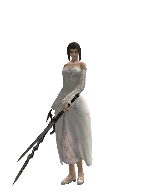 Stormbringer*Spirit Sword on a female Human mystic, front view