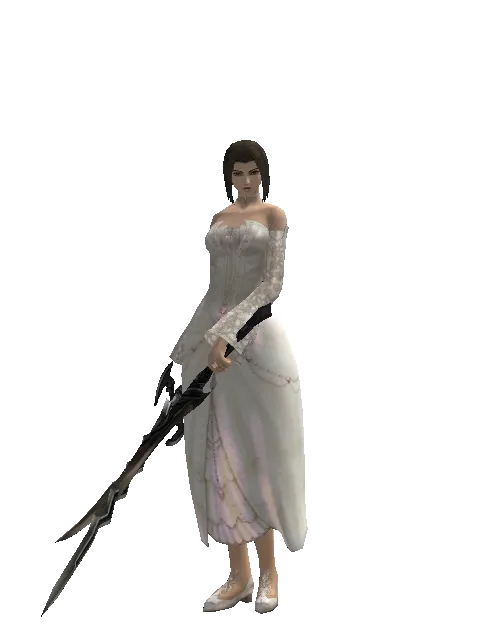 Stormbringer*Sword of Limit on a female Human mystic, front view