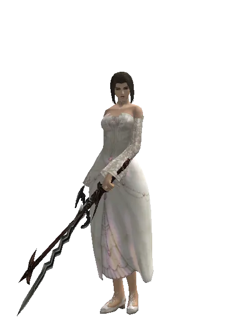 Stormbringer*Sword of Nightmare on a female Human mystic, front view