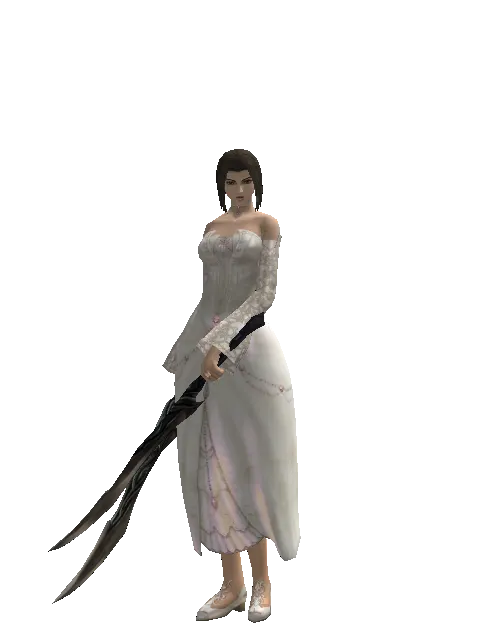 Sword of Limit*Sword of Limit on a female Human mystic, front view