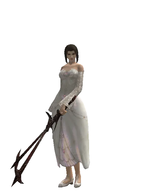Sword of Nightmare*Sword of Nightmare on a female Human mystic, front view