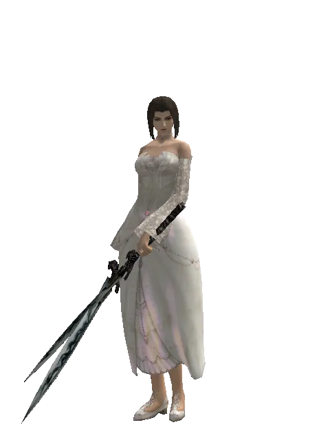Tsurugi*Tsurugi on a female Human mystic, front view
