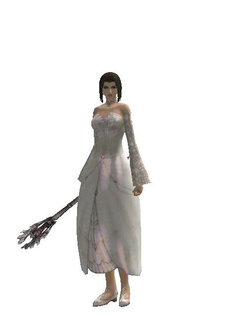 Blood of Saints on a female Human mystic, front view