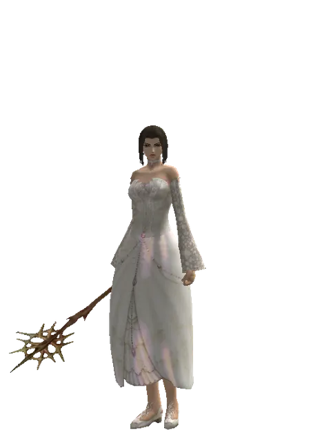 Branch of Life on a female Human mystic, front view