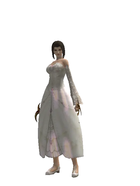 Apprentice Adventurer's Cestus on a female Human mystic, front view