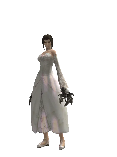 Arthro Nail on a female Human mystic, front view