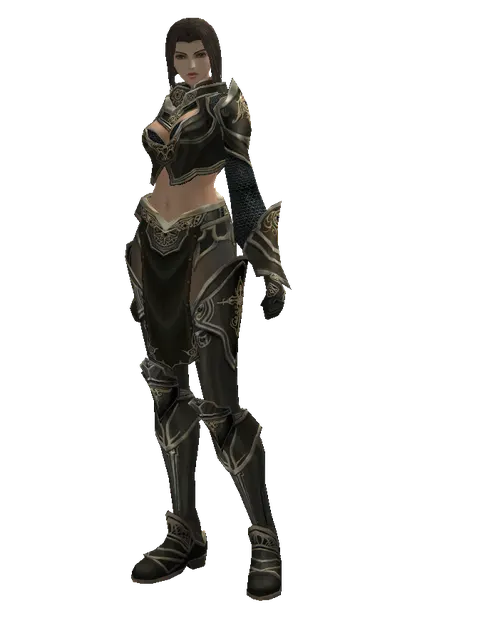 Dark Crystal Set on a female Human mystic, front view