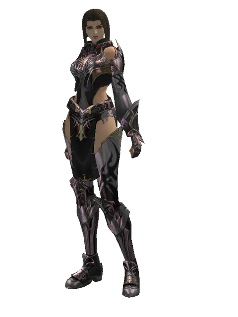 Apella Set on a female Human mystic, front view