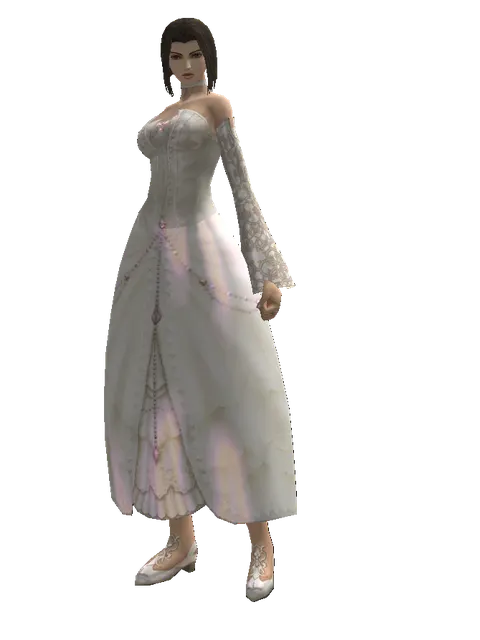 Formal Wear on a female Human mystic, front view