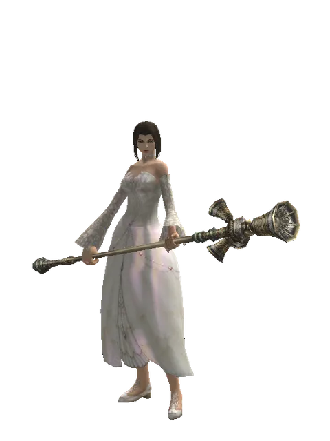 Chrono Campana on a female Human mystic, front view