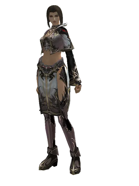 Apella Set - Robe on a female Human mystic, front view
