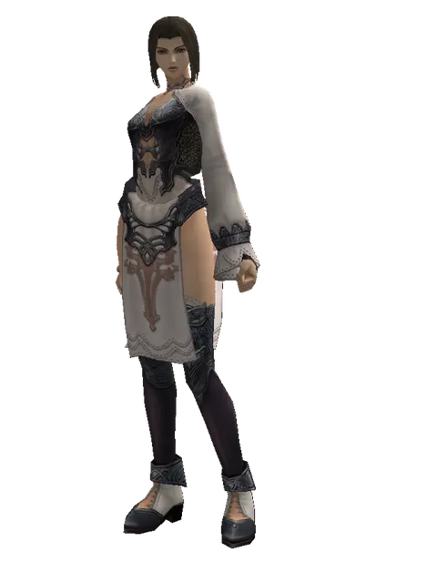 Avadon Robe Set on a female Human mystic, front view