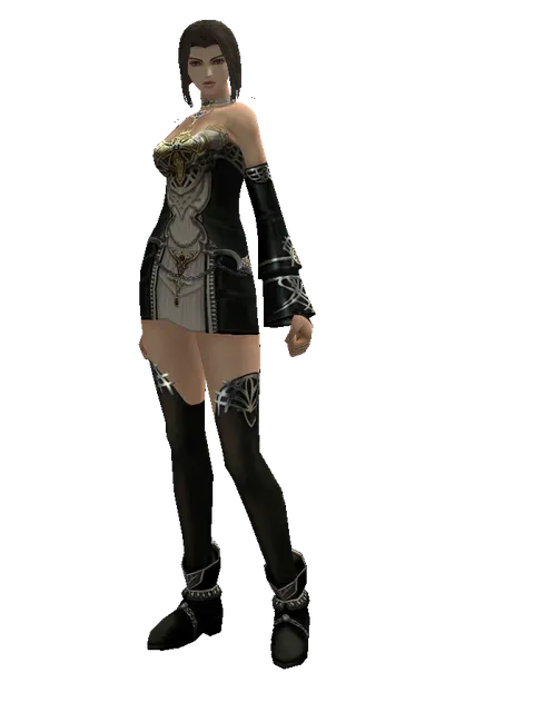 Dark Crystal Robe Set on a female Human mystic, front view