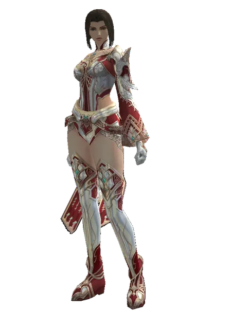 Dynasty Set - Robe on a female Human mystic, front view